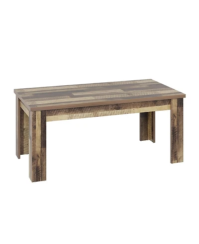 gaomon 63" Dining Table for 4-6, Farmhouse Wood Kitchen with 4 Strong Legs, Large Thick Tabletop