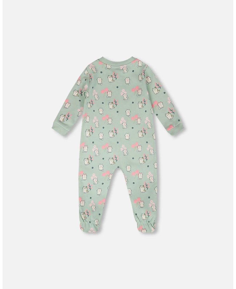 Deux par Baby Girl Cotton One-Piece Pyjama