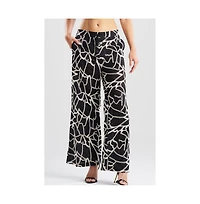 Natori Women's Butterfly Embroidery Pants