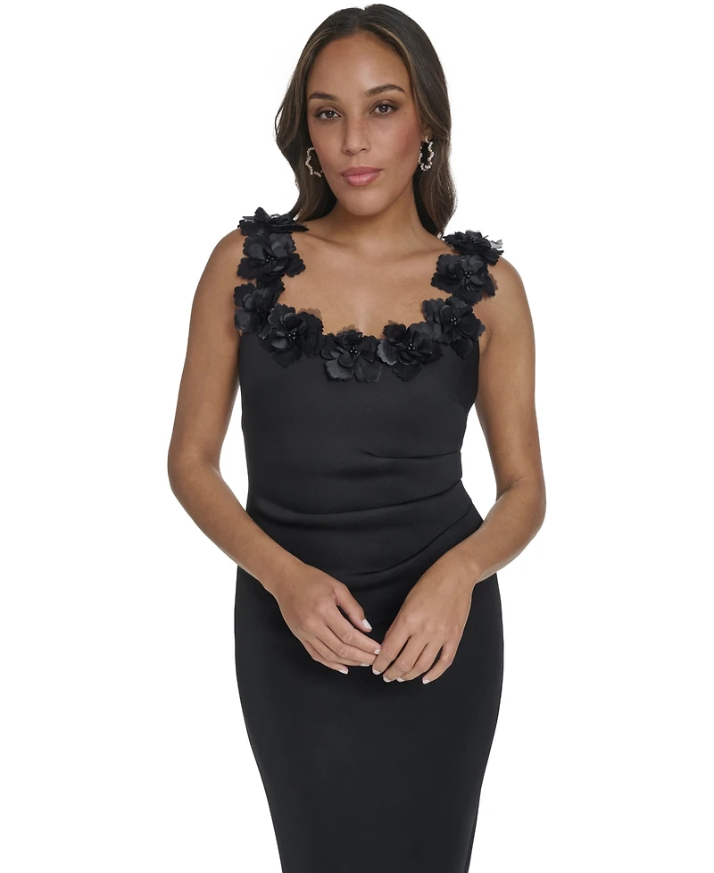 Eliza J Petite Sleeveless Scoop Neck Cocktail Dress