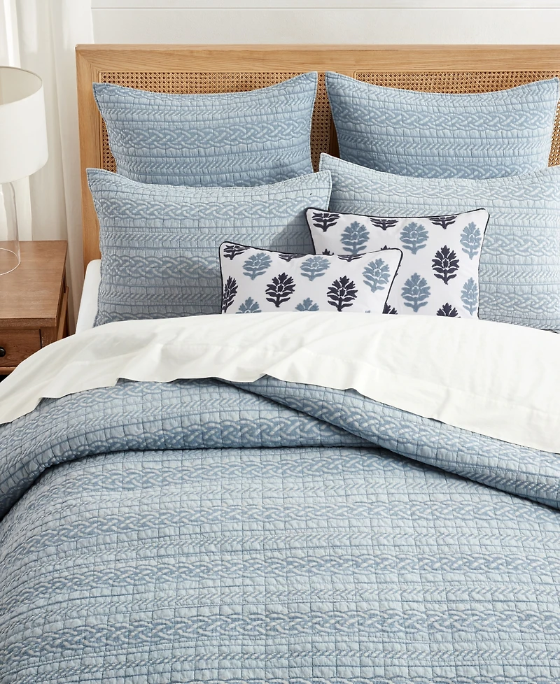 Levtex Home Trintton Cotton 2-Pc. Sham Set, European