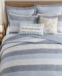 Levtex Home Sand Stripes Textured Quilt, Full/Queen