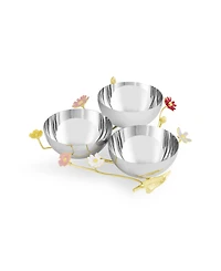 Michael Aram Wildflower 20 oz. Triple Bowl