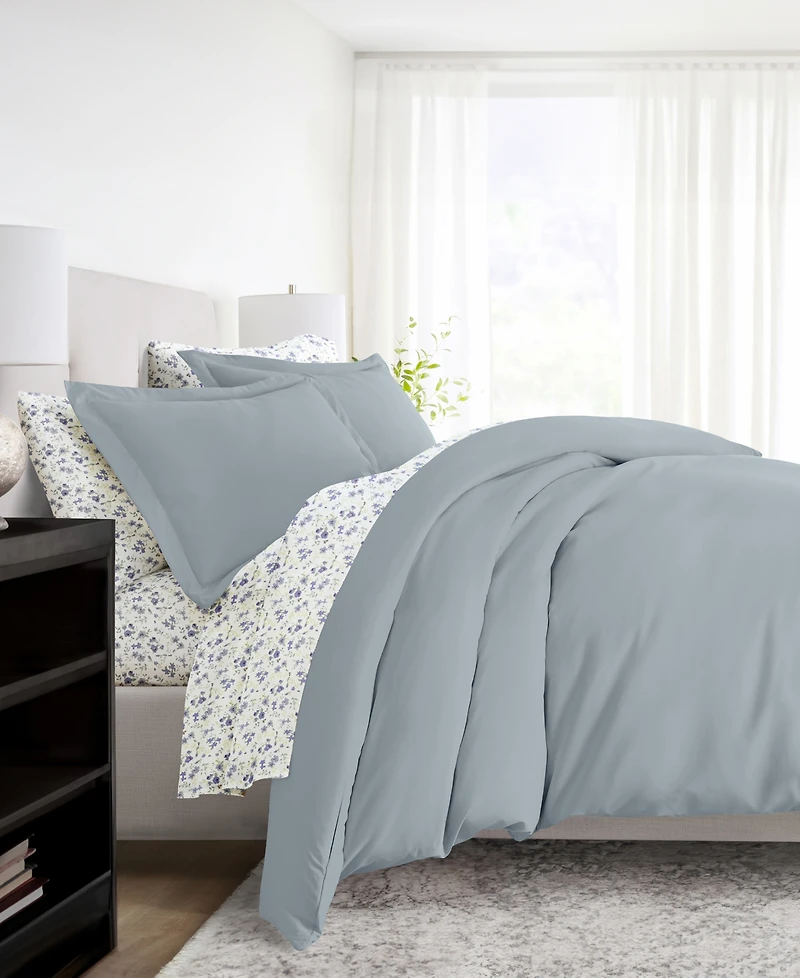 ienjoy Home Bedding Bundle -Piece Comforter with Duvet Cover Set