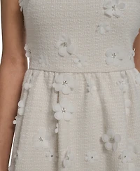 Eliza J Petite Scoop Neck Short Dress