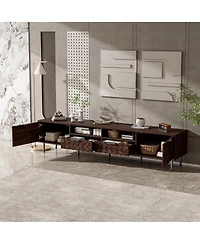 Streamdale Modern Tv Stand for TVs with Storage & Cable Management