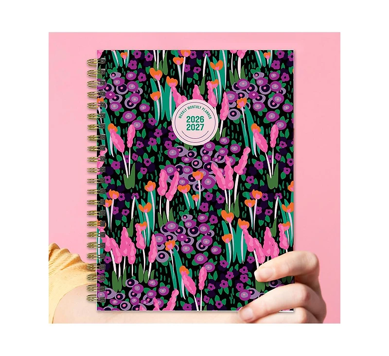 Tf Publishing Paper Goods July 2026 - June 2027 Buds & Blooms Medium Weekly Monthly Planner