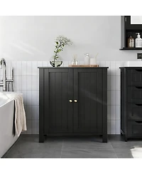 Yigii Spacious Freestanding Storage Cabinet with 2 Adjustable Shelves for Any Room