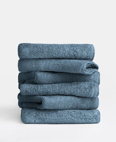 ienjoy Home 6-Pc. Cotton Washcloth Set, 13" x