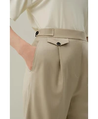 Lilysilk Women's Wool-Silk Bermuda