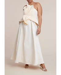 Eloquii Women's Petal Bodice Gown