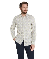 Bar Iii Men's Slim-Fit Florian Ditsy Dress Shirt, Macy's Exclusive