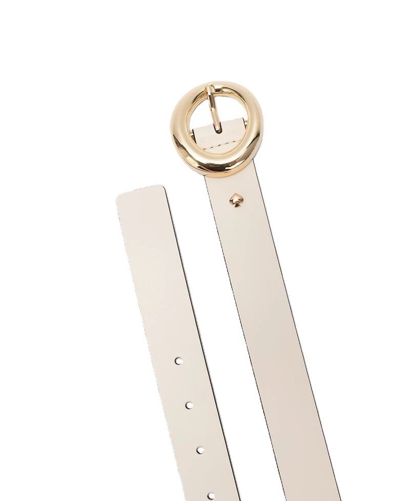 kate spade new york Women's Round Molten Buckle Belt