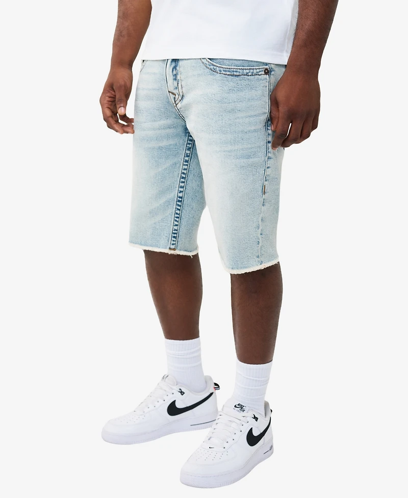 True Religion Men's Straight-Fit Hem Shorts