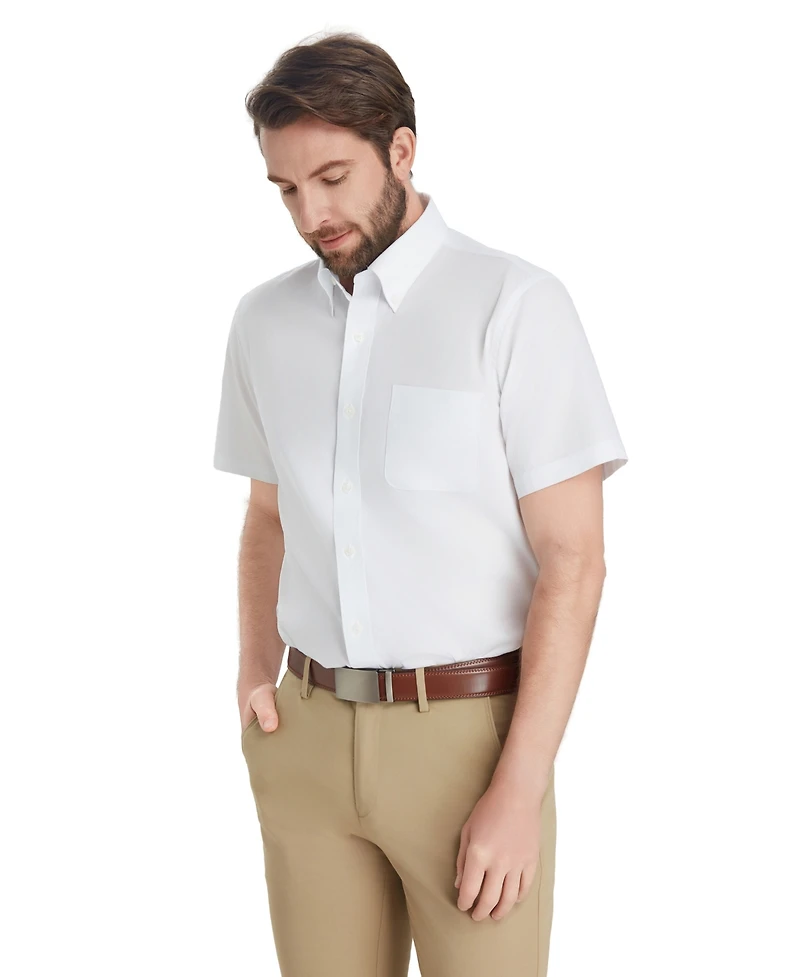 Club Room Men's Pinpoint Oxford Dress Shirt, Macy's Exclusive