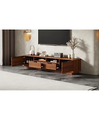 Streamdale Furniture 78" Modern Tv Stand for TVs up to 85" with Drawer & Cable Management