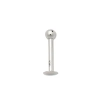 Curata Jewelry Solid 14k Gold 16G 3mm Ball Labret Tragus Ear Lip Ring Stud