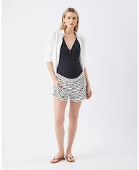Ripe Maternity Women's Maternity Jada Stripe Short