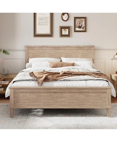 Streamdale Furniture Streamdale King Platform Bed with Under-Bed Storage and Tapered Legs