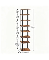 Yigii Narrow Vertical Shoe Rack, Space-Saving, Easy Assembly