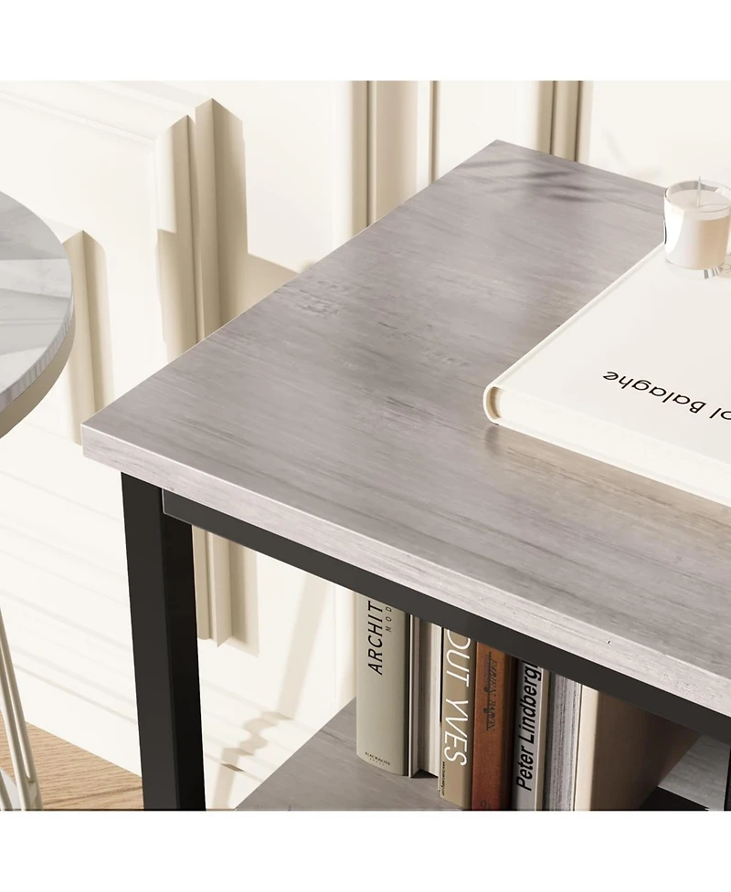 gaomon Rustic Modern Tv Stand with Fabric Drawers, Dresser Style Entertainment Center for Living Room, Bedroom