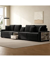 Streamdale Furniture 132 inches Modern Modular Sofa Couch with Storage