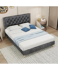Streamdale Furniture Suede Soft Package Bed