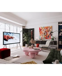 Streamdale Furniture Cloud Shaped Coffee Table, Petal-Shaped Modern Minimalist Table