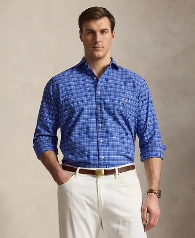Polo Ralph Lauren Men's Big & Tall Long-Sleeve Oxford Shirt