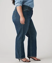 Levi's Trendy Plus 501 Cotton High-Rise Jeans