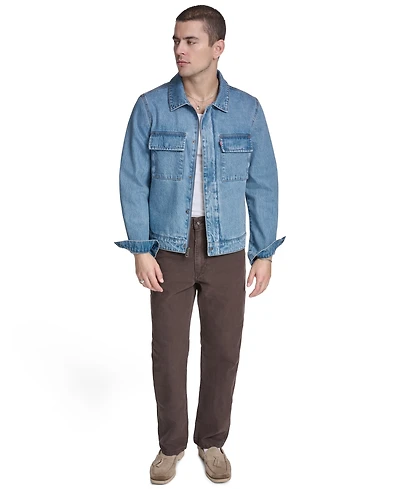 Levi's Men's Front Zipper Shirt Jacket