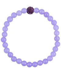 Macy's 3-Pc. Green Jade, Lavender Quartz and Rose Quartz (6mm) Stretch Bracelet Set