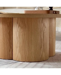Streamdale Furniture Round Modern Coffee/Accent Table for Living Room/Office/Bedroom