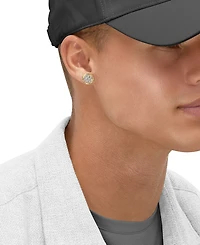 Grown With Love Lab Grown Diamond Earrings (1 ct. t.w.) in 10k Yellow Gold with Rhodium