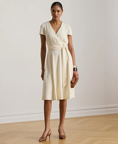 Lauren Ralph Women's V-Neck A-Line Dress