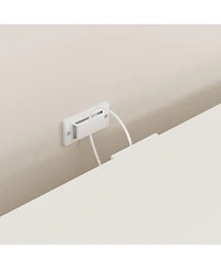 gaomon Tall Farmhouse Bookcase – 5-Tier Bookshelf with Fluted Design and Display Rack, Rustic Wood Freestanding Book Shelf for Office, Library