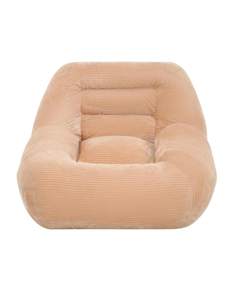 Streamdale Furniture Corduroy Beanbag Couch for Living Room, Bedroom & Dorm