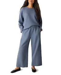 Eileen Fisher Women's Pull-On Ankle Pants, Regular & Plus