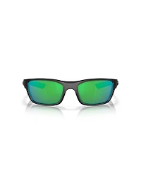 Costa Del Mar Unisex Rectangle Whitetip Polarized Sunglasses, 6S9056