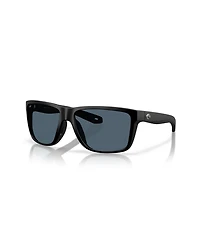 Costa Del Mar Men's Rectangle Broadbill Ii Polarized Sunglasses, 6S9120