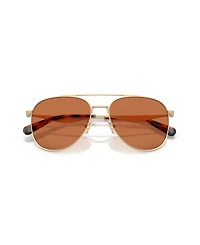 Coach Men's Pilot Sunglasses, CDP40 HC7190