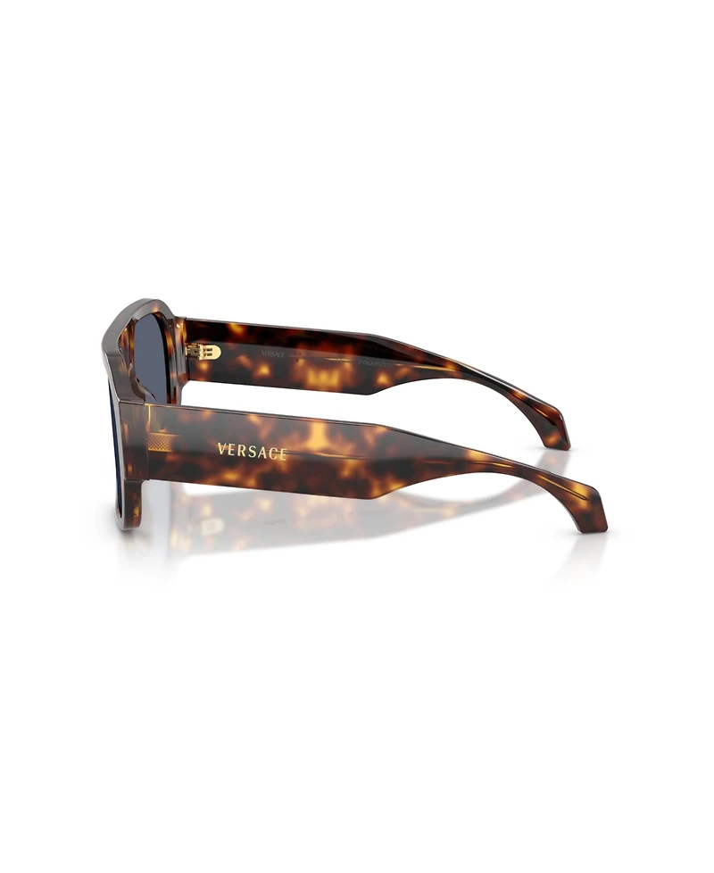 Versace Men's Square Polarized Sunglasses, VE4508U