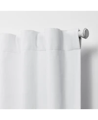 Lauren Ralph Lauren Velvety Room Darkening Back Tab Rod Pocket Curtain Panel, 52" x 108"