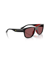 Scuderia Ferrari Men's Rectangle Sunglasses, FZ6028U