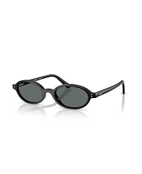 Ray-Ban Unisex Oval Polarized Sunglasses, RB4472