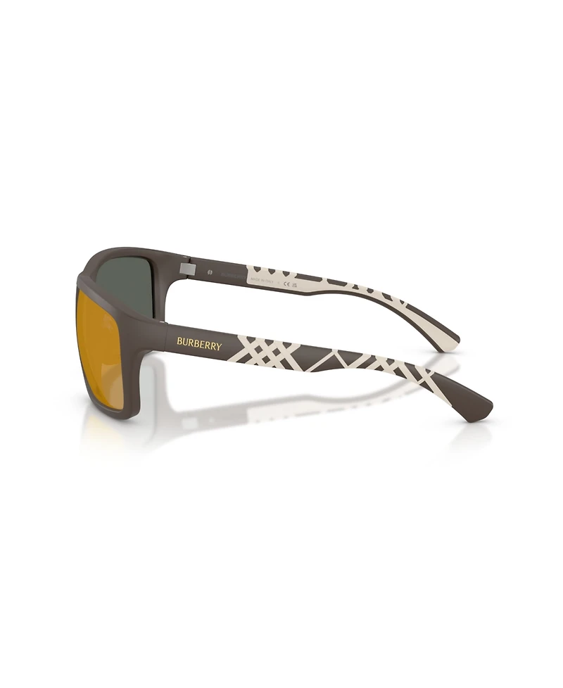 Burberry Men's Rectangle Sunglasses, BE4483