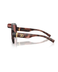 Dolce&Gabbana Unisex Pilot Sunglasses, DG6205