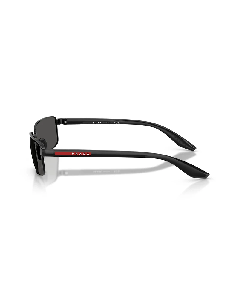Prada Linea Rossa Men's Rectangle Sunglasses, Ps B54S
