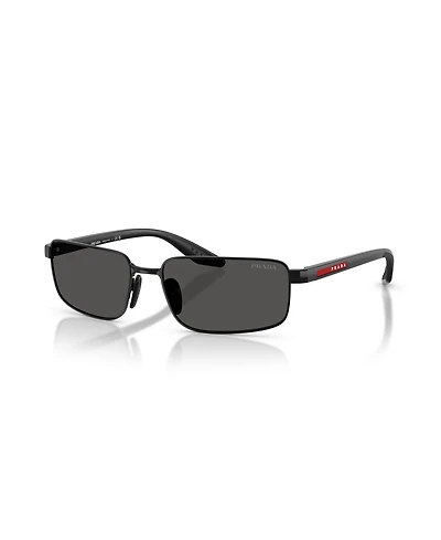 Prada Linea Rossa Men's Rectangle Sunglasses, Ps B54S