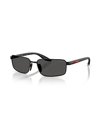 Prada Linea Rossa Men's Rectangle Sunglasses, Ps B54S